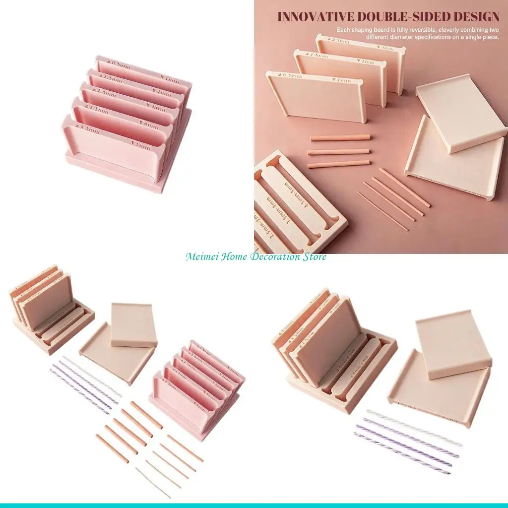 H7BF Handmade Clay Rolling Tool With 5Mm Adjustable Thickness Craft From Safe And Polylactic Acid Materials