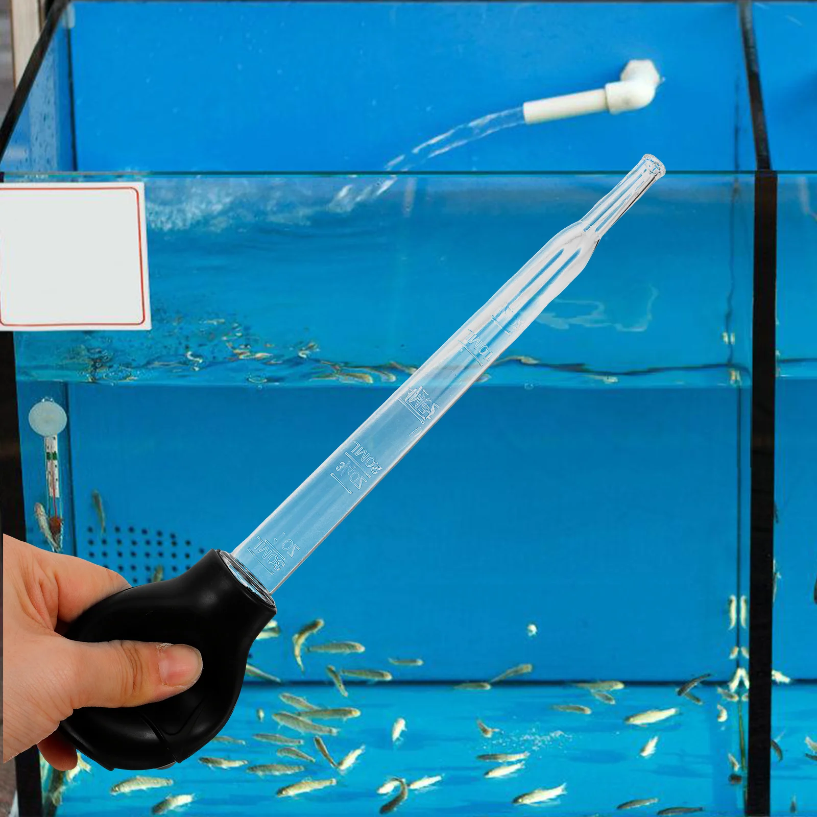 

1 set 1 Set Manual Fish Tank Siphon Cleaner Portable Aquarium Water Gravel Vacuum Faeces Sand Filter Remover Reusable Household