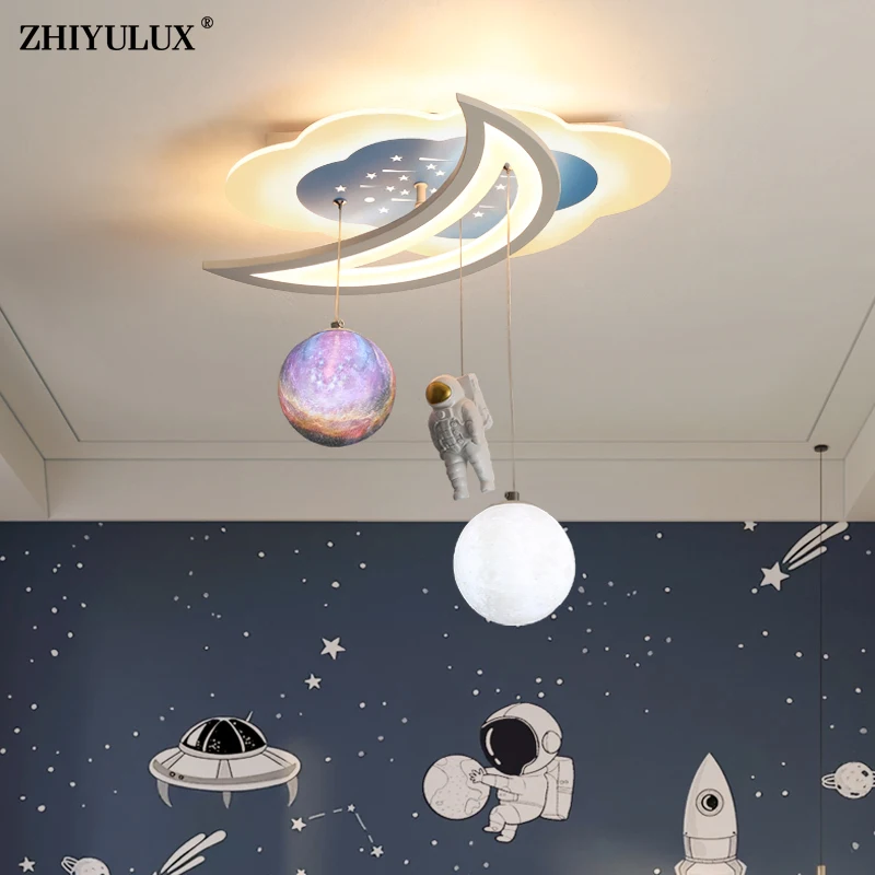 Remote Dimming Creative New Modern LED Chandelier Lights Living Dining Baby Room Child Bedroom Kitchen Bar Lamps Indoor Lighting