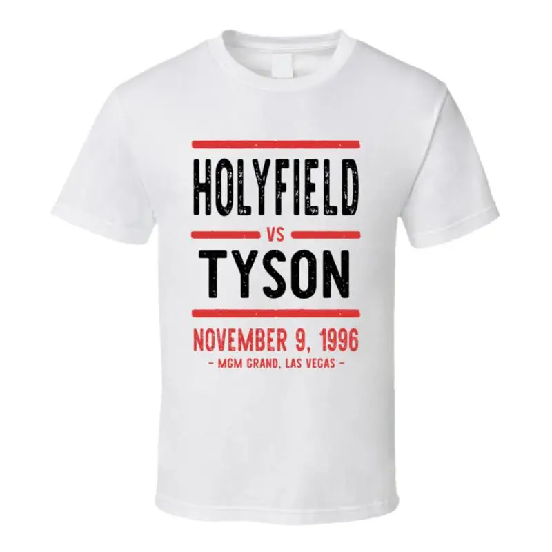 تي شيرت هوليفيلد ضد تايسون 9 نوفمبر 1996 Mgm جراند لاس فيغاس للملاكمة