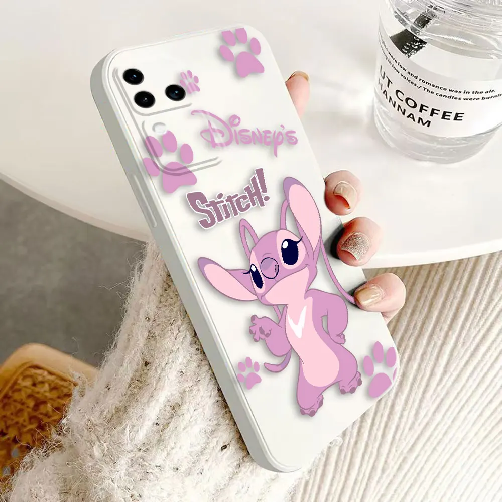 Happy Disney Stitch Engel Abdeckung Telefon Fall für vivo v30 v30e v29 v29e v27 v27e v25 v23 v23e v21 v21e v20 se v17 v15 Fall Funda