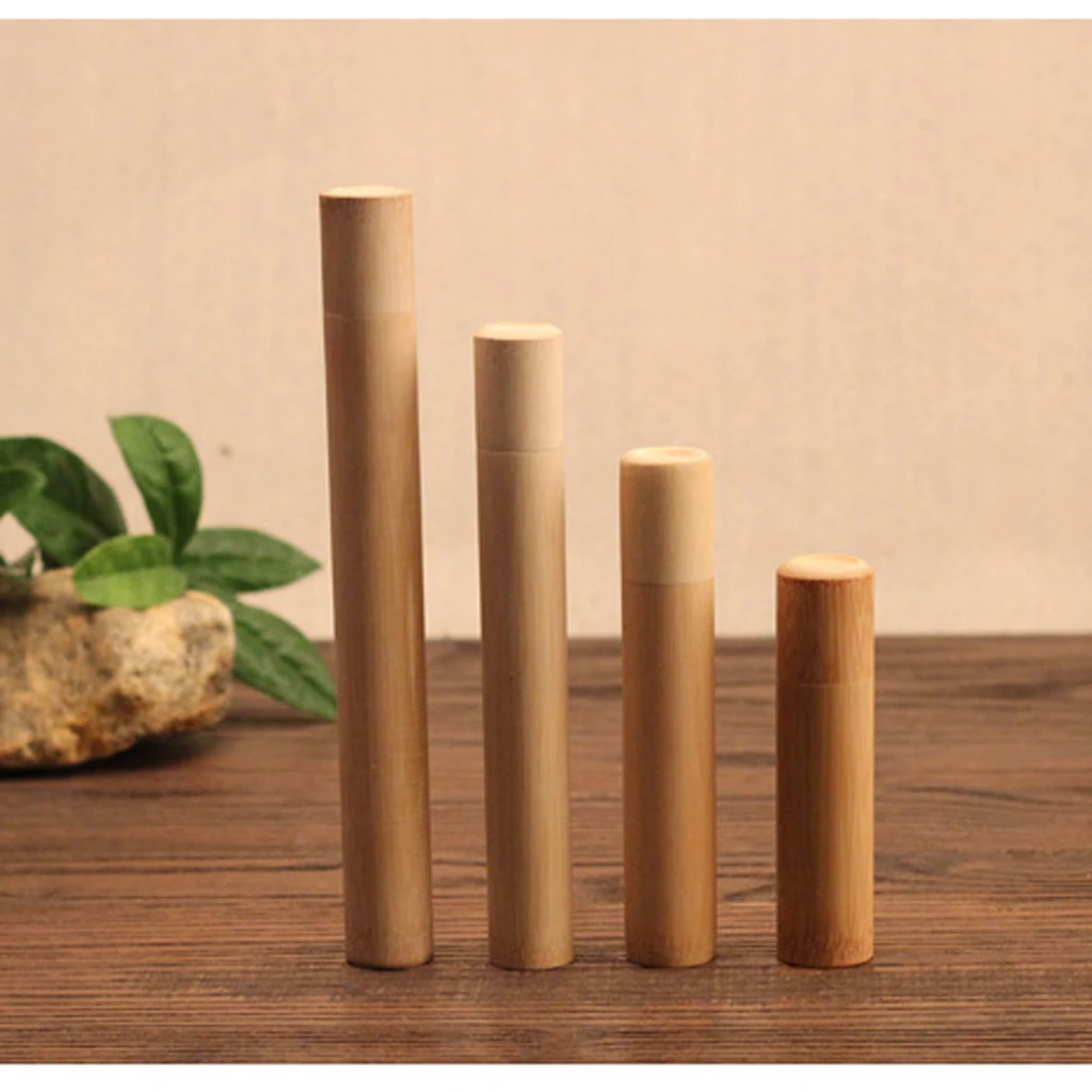 Portable Bamboo Tea Canister Set - Eco-Friendly Storage Solution