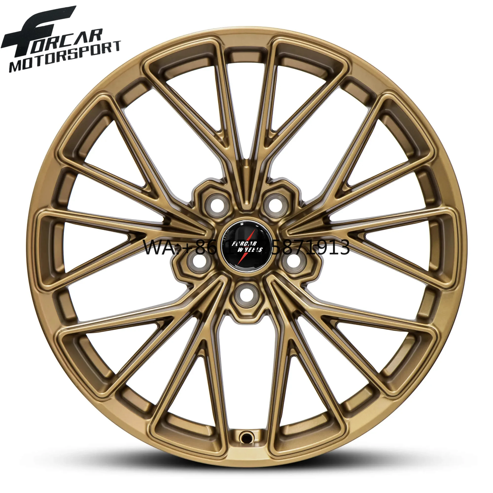 

Alloy Suitable Concave Rims 18-24 Inch 5 Holes 1-pcs Forged Bronze Color Aluminum Passenger Car Wheels Rim