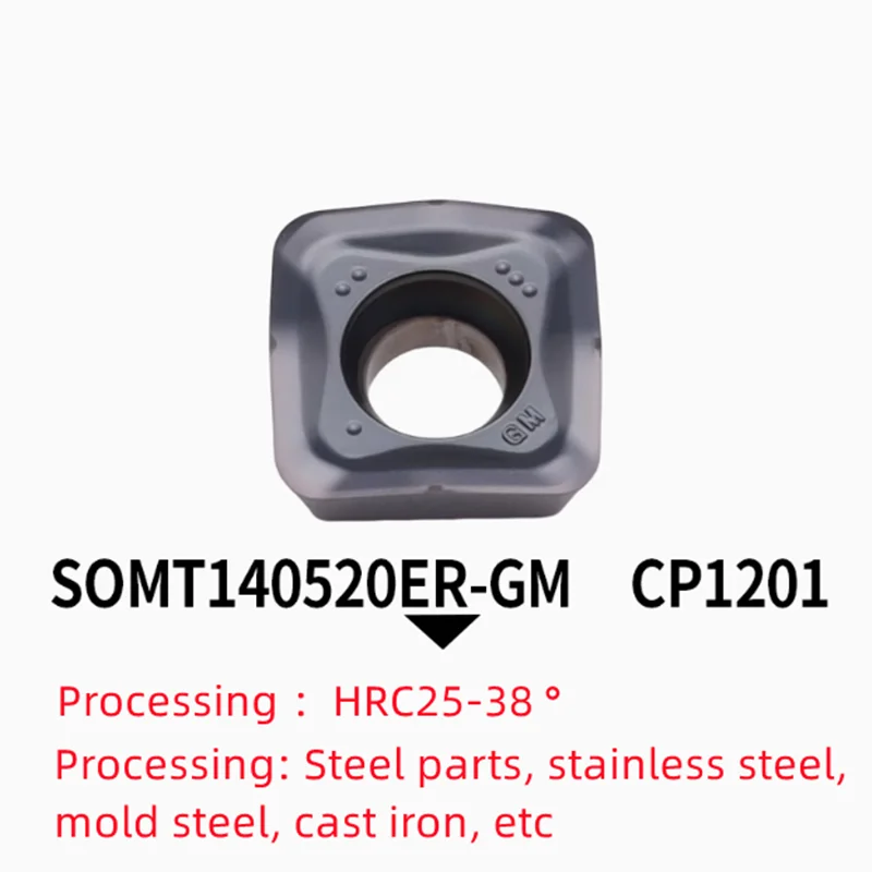 SOMT100420ER-GM SOMT140520ER-GM CNC fast feed blade steel parts stainless steel cast iron universal roughing