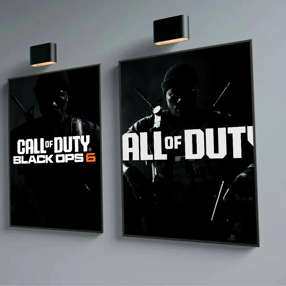 C-Call-of-Duty Game Poster Sticky Wall Art Printing Waterproof Home Living Bed Room Garage Bar Aesthetic Decor