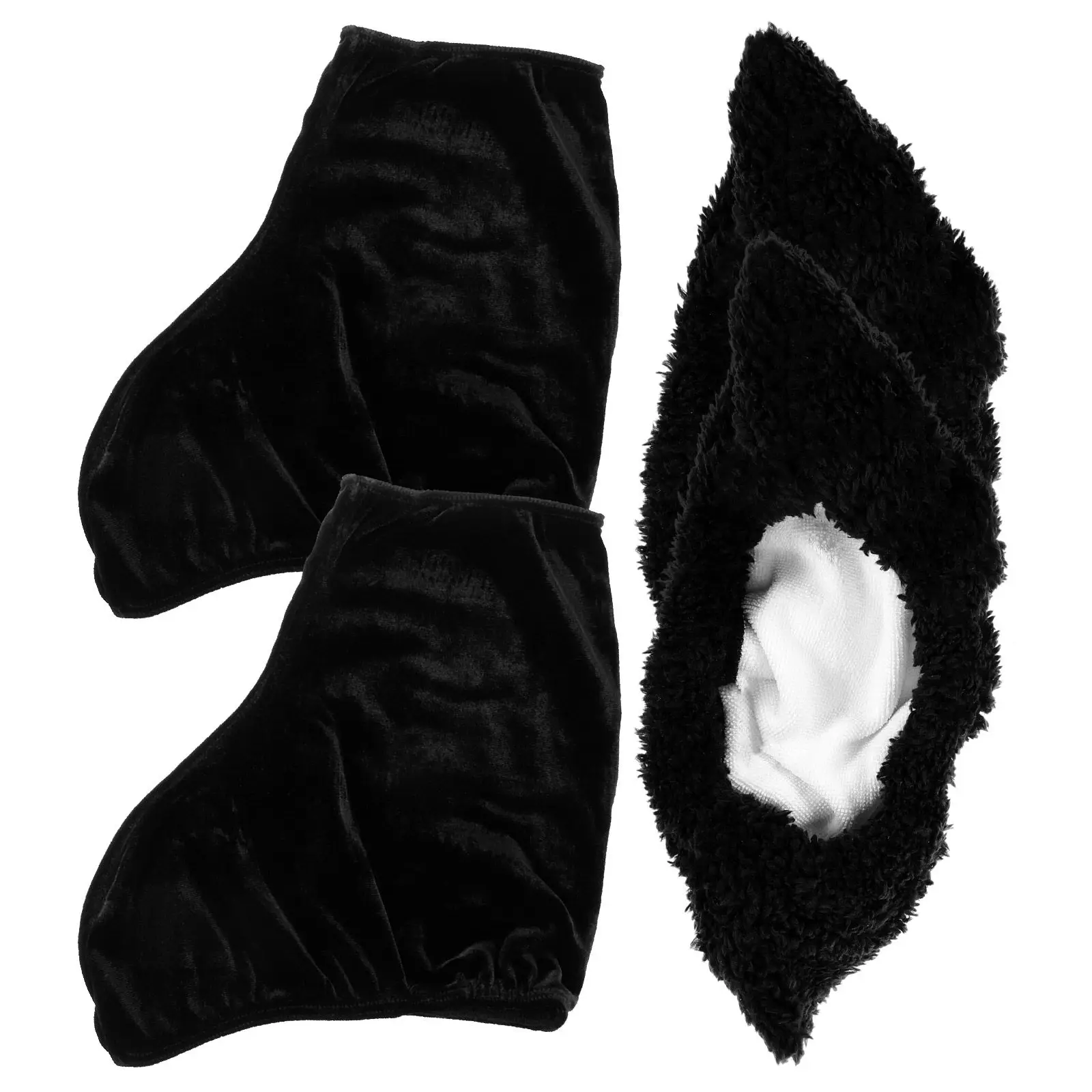 

1Set Skating Boot Covers Polyester Elastic Fit Ice Skates Guards Protective Wear-Resistant Skate Blade Protectors for Roller