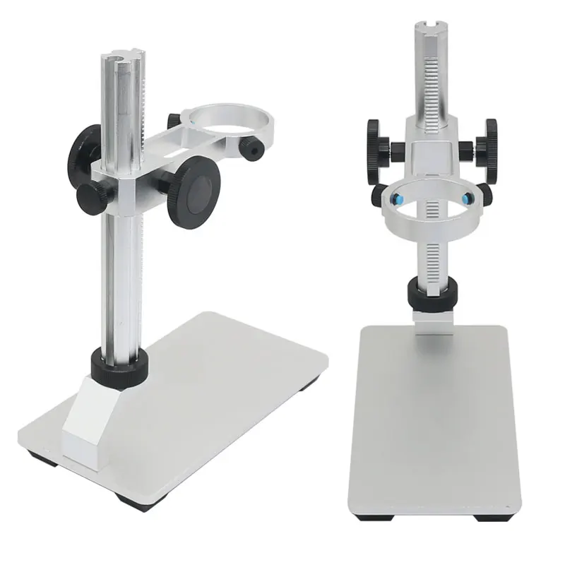 Microscope Raising Lowering Working Stage Aluminium Alloy for USB Digital Microscope with Ring Holder Microscope Accessories