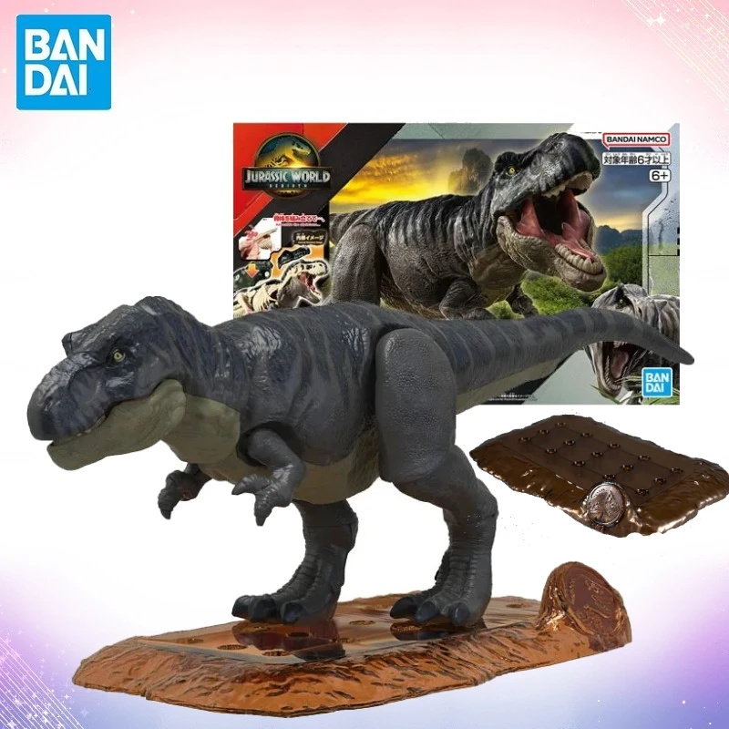 Bandai Jurassic World Rinascita Modello Figura Kit Plannosaurus Jurassic World T.Rex Anime Action Figures Collezione Giocattoli di assemblaggio