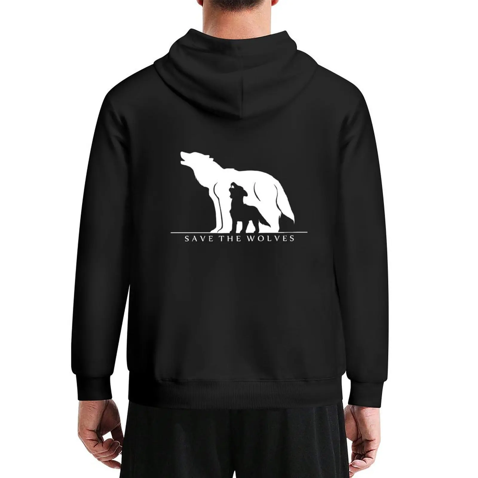 

Save the Wolves Hoodie men clothes clothes for men fashion men anime clothes hoodies for high quality