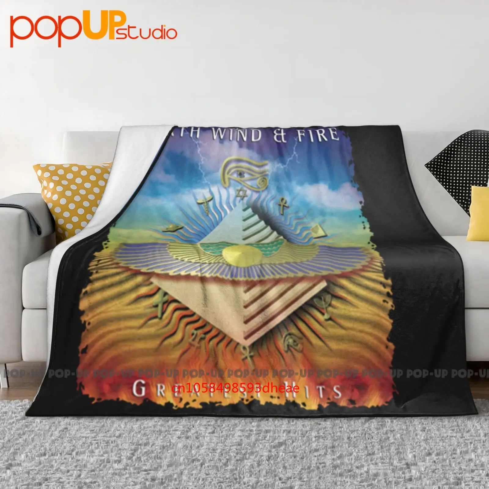 Earth, Wind & Fire R&B Soul Funk Jazz Disco Pop Band Álbum Manta ultrasuave Edredón Funda de sofá de invierno Fundas de cama