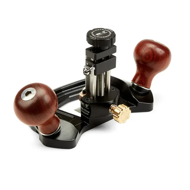 Woodworking Router Plane for Tuning Joinery Cutting Grooves Mortise Handheld Router Plane Trimming With Fine Adjustment Knob