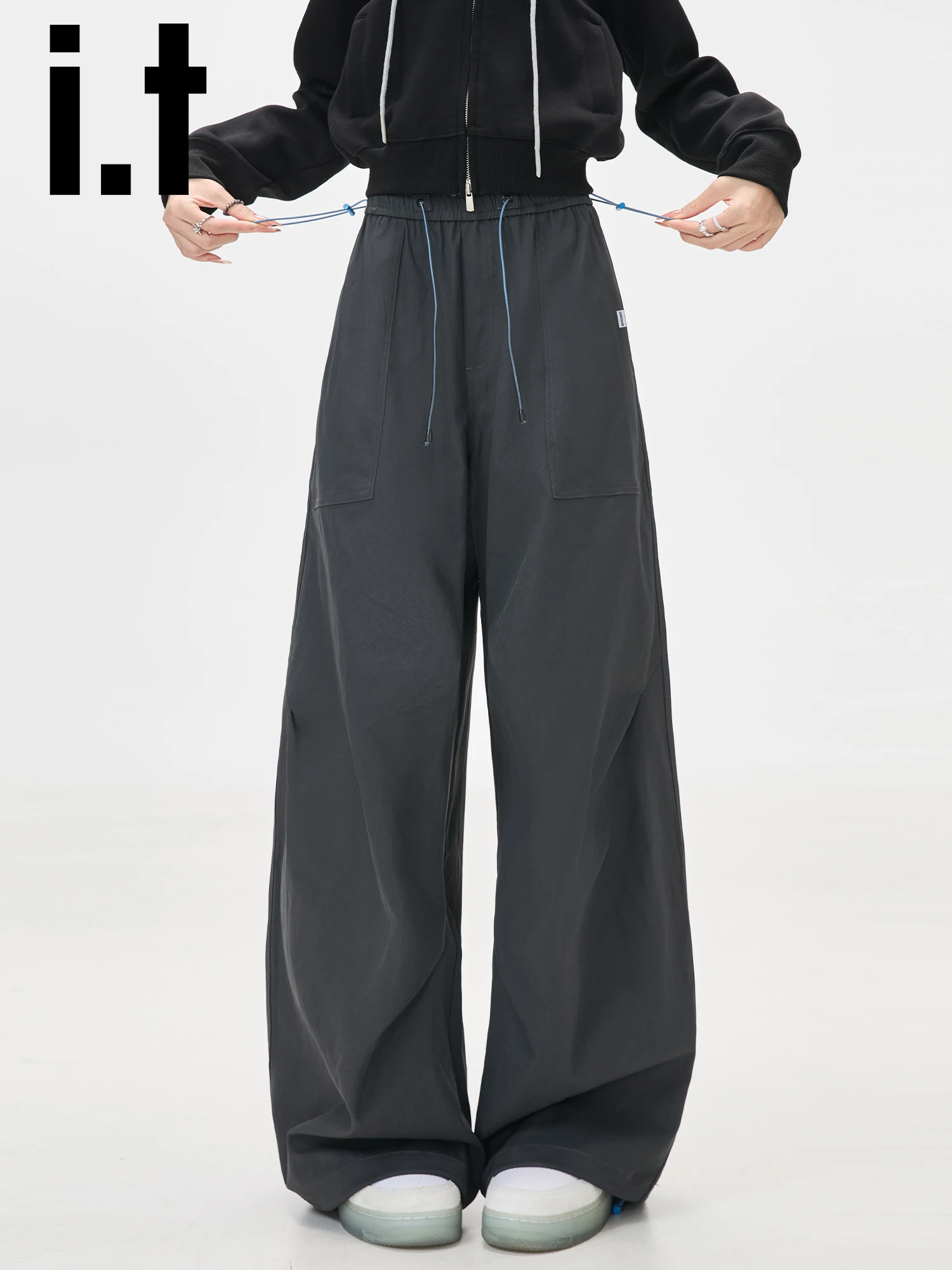 ItCHOCOOLATE アメリカン Sle アウトドア ワークウェア カジュアル パンツ レディース ストレート ルーズ 機能性 Qui Dry スポーツ クライミング パンツ