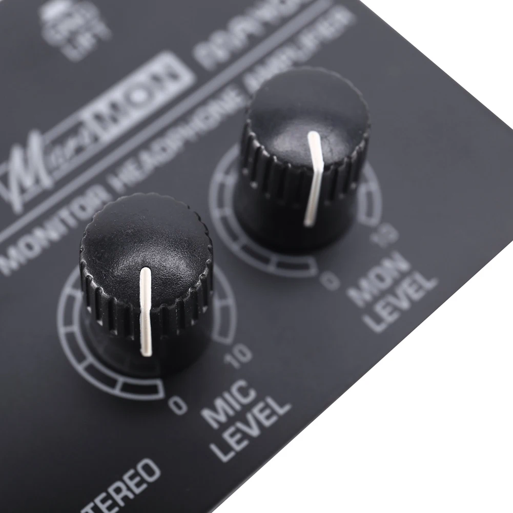 Delicate Texture-2X Ma400 Headphone Preamplifier Microphone Preamplifier Headphone Preamplifier Personal Monitor Mixer,Eu Plug