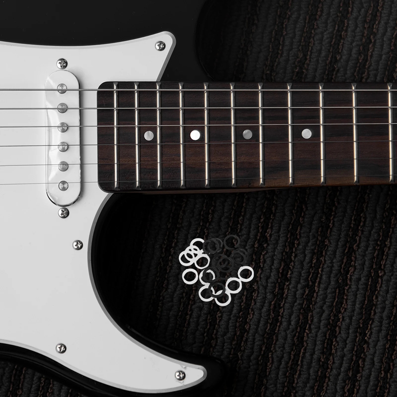 

10 Pairs Guitar Tuner Handle Major Gaskets Replaceable Washers Tuning Peg Spacers Professional Accessories Sturdy Texture