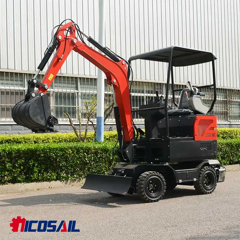 

Durable High Quality Mini Wheel Excavator - With EPA/EUR5 for Farm，Orchard & Construction Work