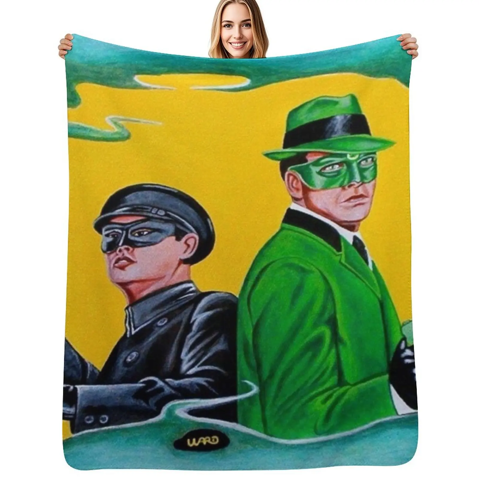 

THE GREEN HORNET AND KATO Throw Blanket Decoratives Blankets For Sofas Designers Luxury Thicken Blankets
