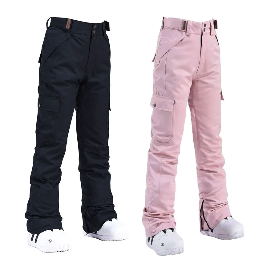 Pantalones de esquí para hombres y mujeres, pantalones de snowboard, pantalones de esquí impermeables a prueba de viento, cálidos para exteriores,