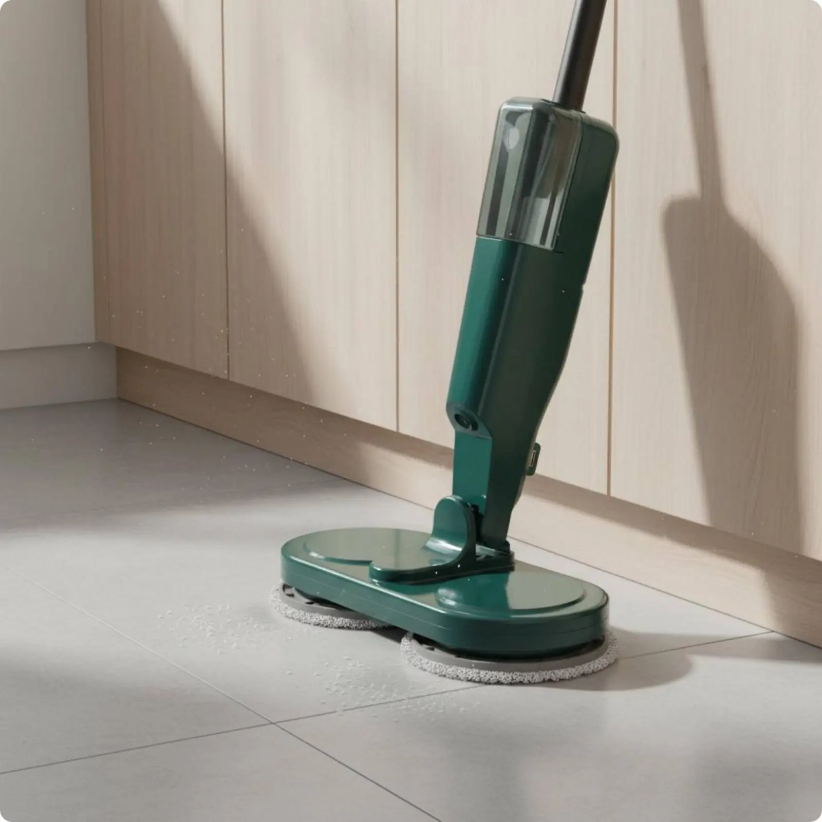 

USB Rechargeable Floor Mop Easy to Clean Cleaning Appliance for Office