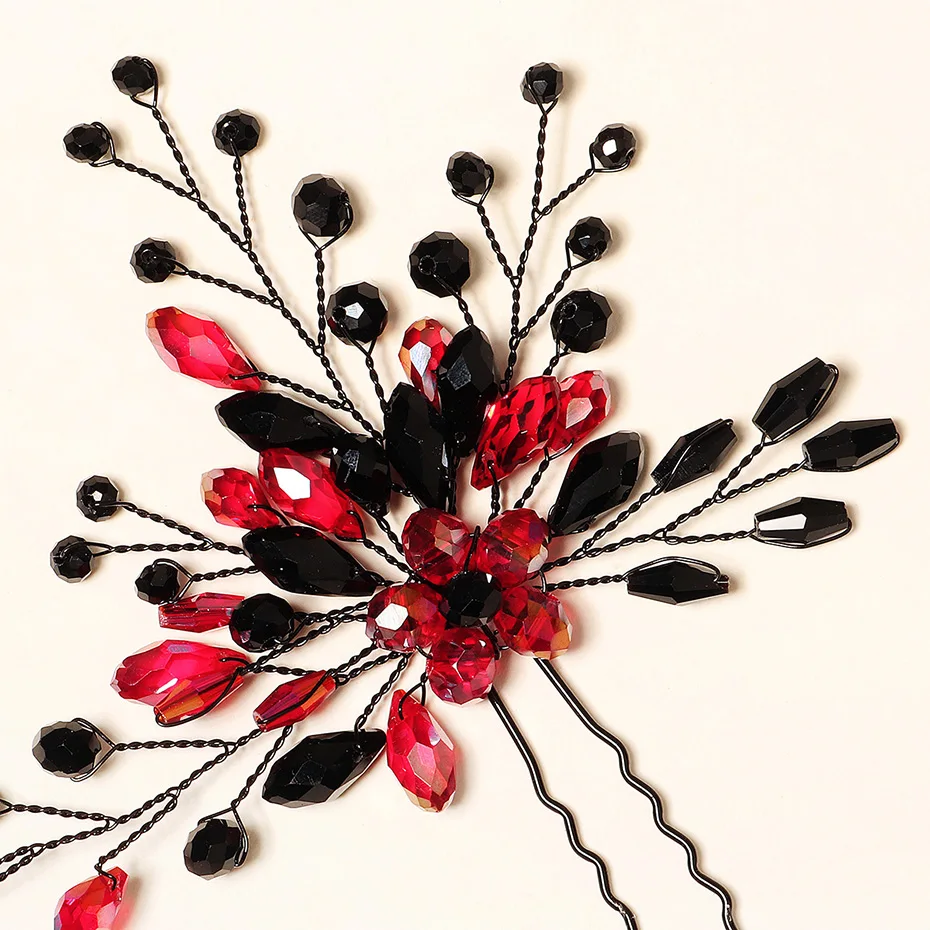 Halloween Spinne Haars pangen für Frauen Mädchen Pony Haarnadeln Strass Haars pangen Festival Prinzessin Haarschmuck Schmuck – Detail 30