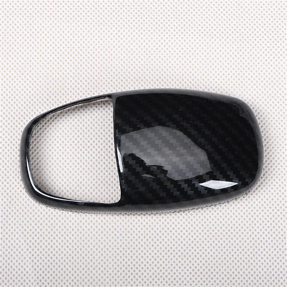 

UP!Black Carbon Fiber ABS Car Gear Shift Knob Cover Trim for Dodge Challenger Charger 2015-2020 Shift Handball Cover