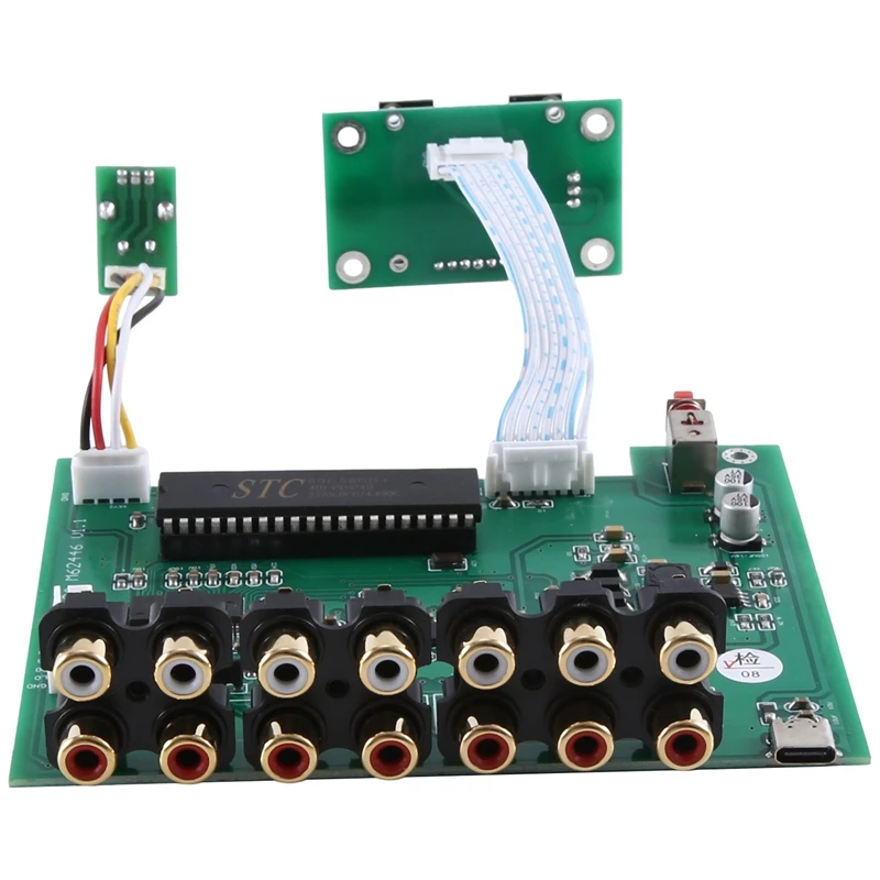 Dlhifi F11 M62446 Preamplificatore 5.1 6 Canali Completamente Indipendenza Display OLED di Controllo Remoto Per Amplificatore Hifi DAC Facile Installazione