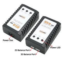 Charge B3 10W B3 Pro 10W RC Compact Charger 2S 3S Lipo Akumulator Adapter 7.4V 11.1V Profesjonalna ładowarka Zasilacz