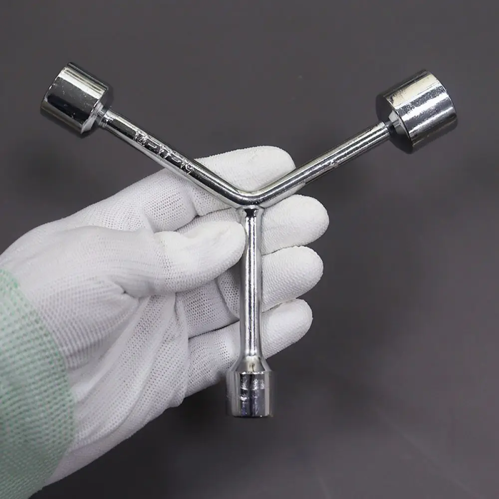 For For Jiente Y Type Socket Wrench Professional Hand Tool Triple Head Spanner Carbon Steel Manual Repair Gear Mechanics