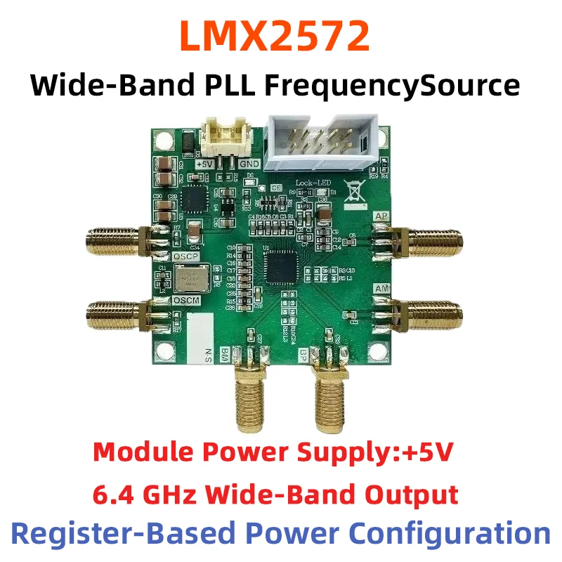 LMX2572 Wideband Phase Locked Loop Signal Generator