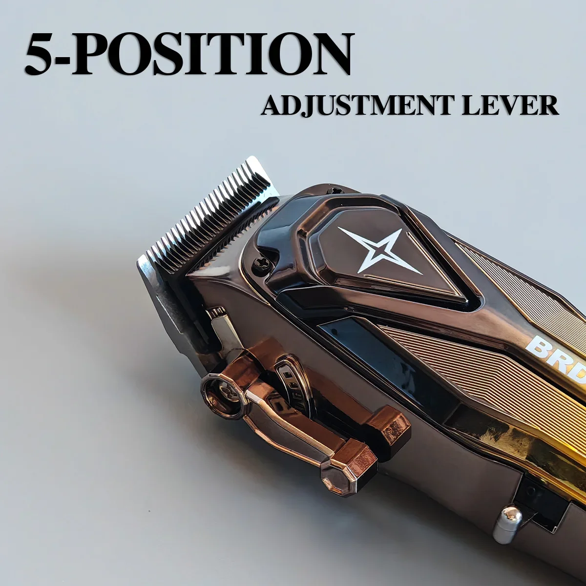 ماكينة قص الشعر الاحترافية BRDCLIP 803 ماكينة قص الشعر الكهربائية بشفرة تتلاشى لصالون الحلاقة للرجال