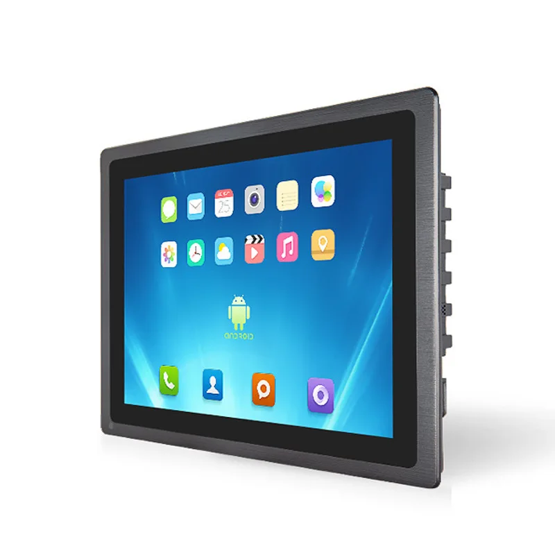 

X EMC Anti-Interference Fanless IP65 Waterproof Capacitive Touch Screen Monitor Android Win10 All-in-One Industrial Aluminum All