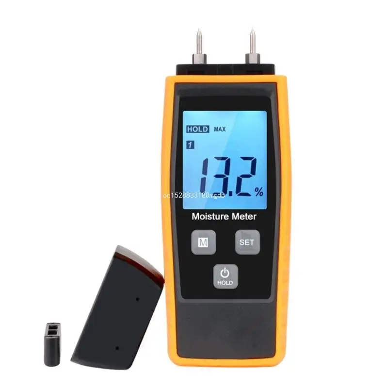 

Moisture Meter Pin-Type Humidity Detector Digital Water Leak Tester with Backlit LCD Display Dropship