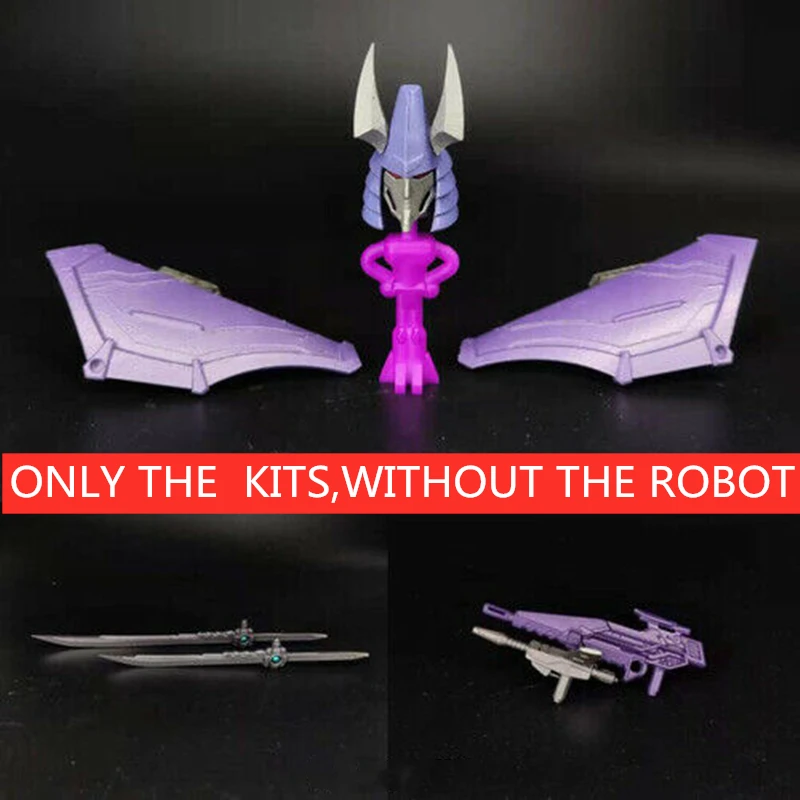 

NEW BDT Design Replacement Head Big Gun Double Knife Upgrade Kit For Transformation Kingdom Cyclonus IDW Style Accessories