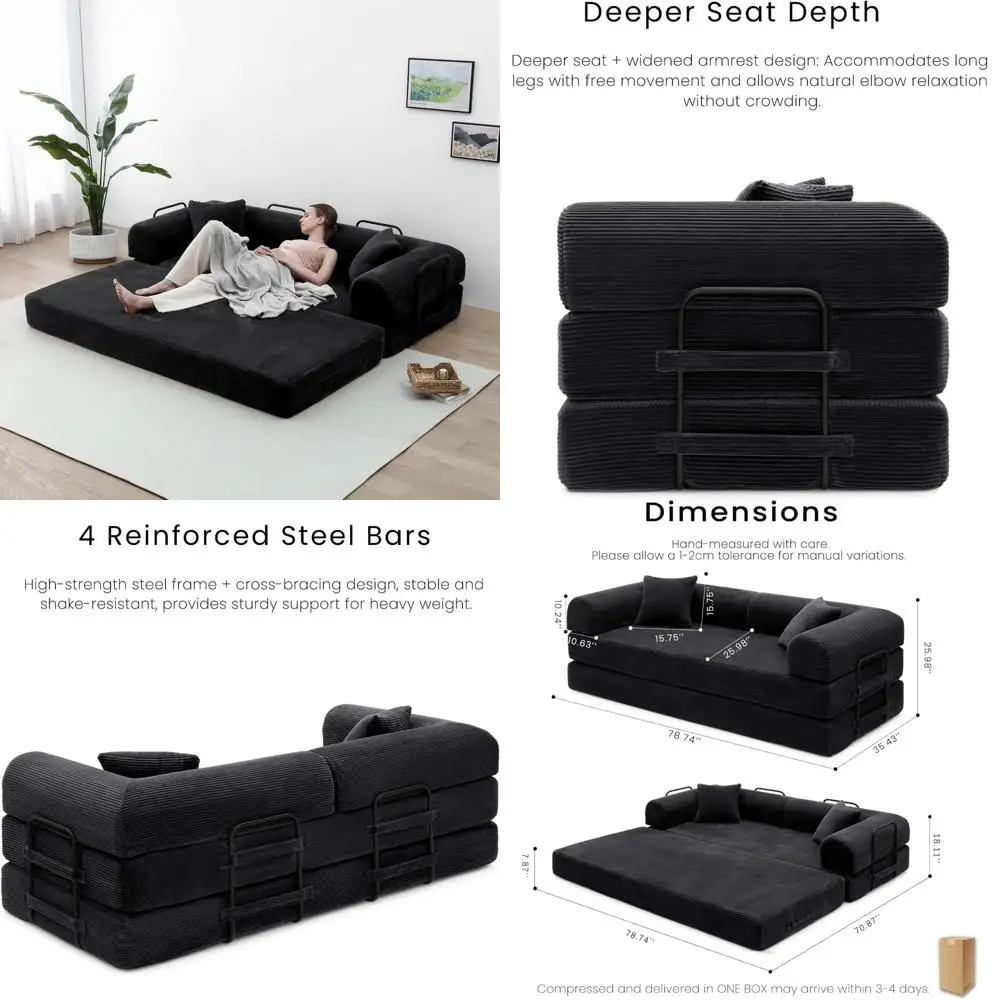 Folding Sleeper Sof… - image