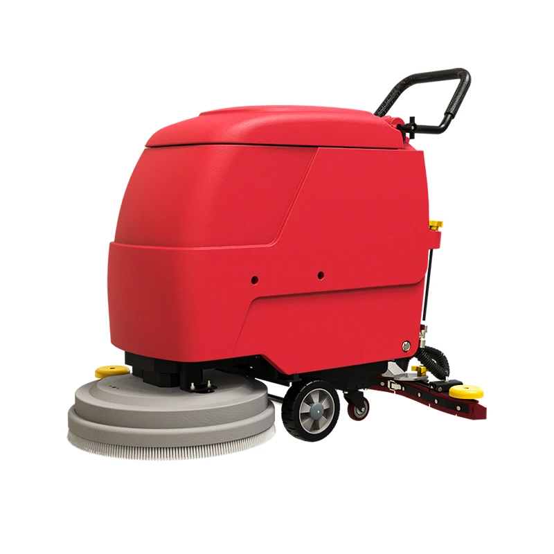 CleanHorse XH510 Electric Plastic Manual Push Type Cleaning Equipment Scrubbing Machine Floor Scrubber Commercial