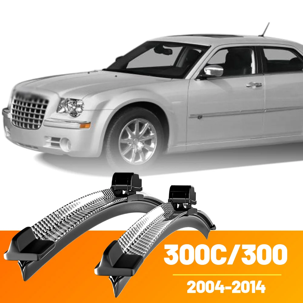 2 stücke Frontscheibe Scheibenwischerblätter Carbon Faser Scheibenwischer Für Chrysler 300C 300 2004-2014 2005 2006 2009 2010 2011 2012