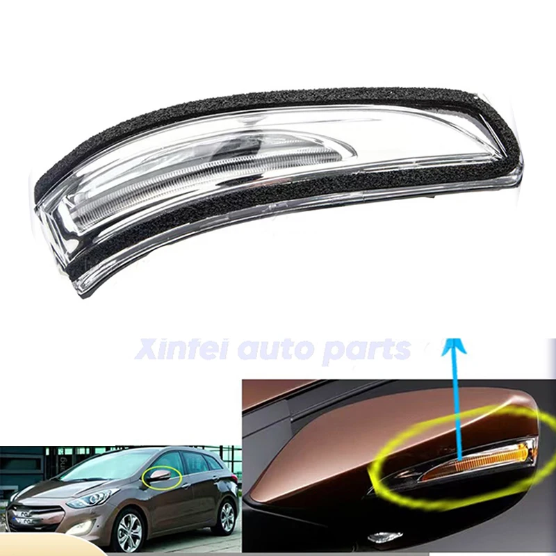 

876143X000 876243X000 87623A5000 87613A5000 For Hyundai i30 2012-2015 Rearview Door Side Mirror Turn Signal Light Lamp