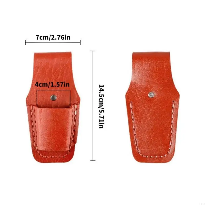 Organizadores herramientas cuero portátiles F92B, fundas con acabado resistente agua para carpinteros y técnicos, uso