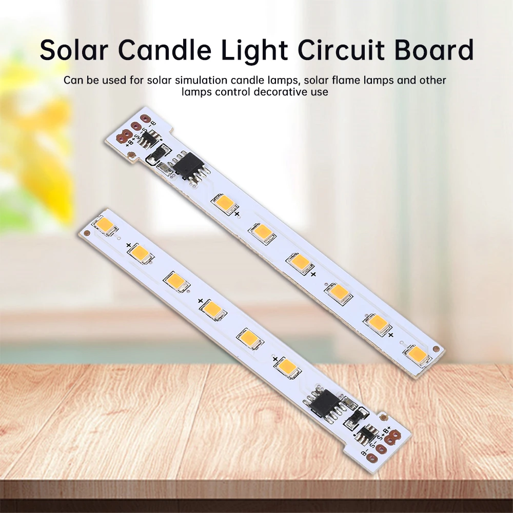 

1.2V Solar 12LED Flame Light Lamp Board Solar Candle Light Circuit Board Solar Candle Lamp Control Drive Board