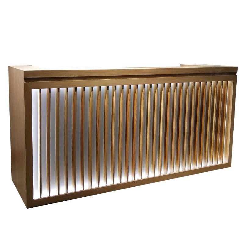 

Новый китайский стиль, простой современный стиль, передвижная касса, деловая мебель