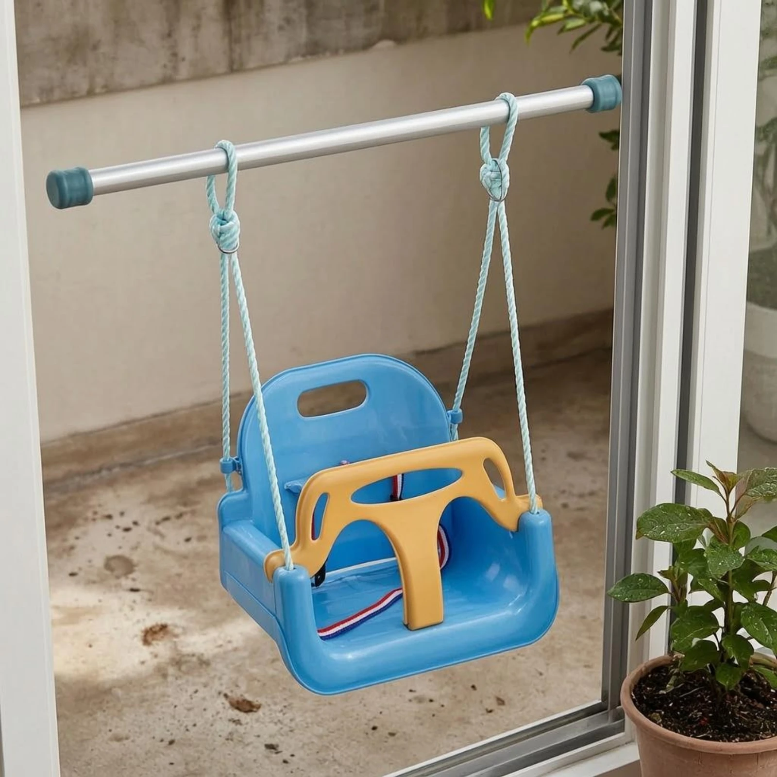 Kinderschommelstoel met hoge r - Kids Outdoor Swing recensie en prijs