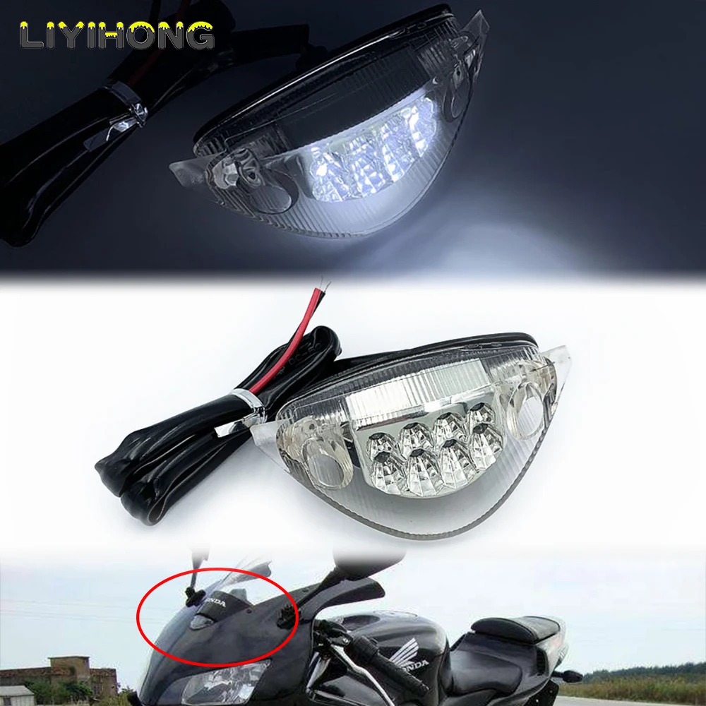 LED Front Upper Running Headlight Headlamp Fog Lamp For Honda Cbr600rr Cbr 600 RR Cbr600 F5 2003 2004 2005 2006 Head Light