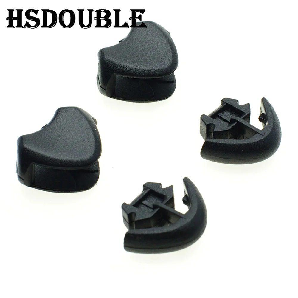 Plastic Zipper Pull Cord Ends Lock Stopper For Paracord/Clothing Black