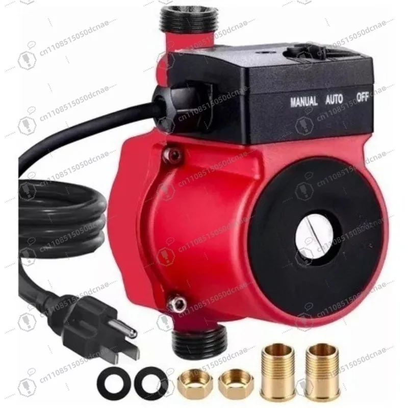RS Series Heating Circulator Pump 110V Automatic Booster Pump for Home Heating System Hot Water Circulation