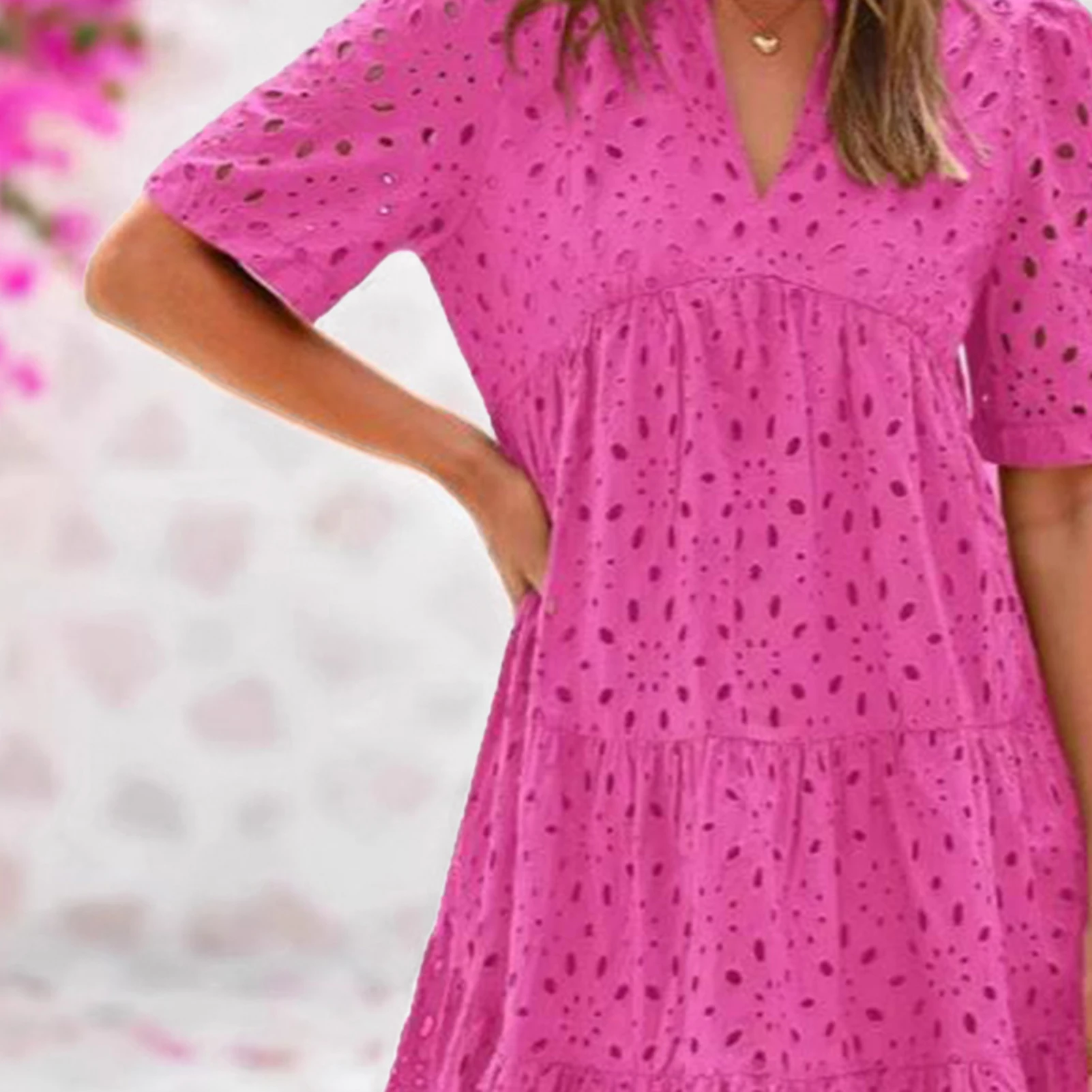 Elegant Off Shoulder Backless Sundress ผู้หญิงคอ V Ruffle แขนกุดฤดูร้อนชุดลูกไม้ตาข่าย Spliced ชุดยาว