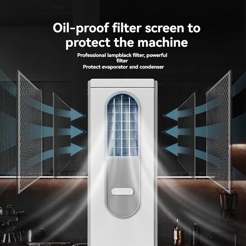 مكيف هواء محمول بدون مجاري لتبريد المطبخ والغرفة، لا حاجة إلى تركيب، وحدة تيار متردد متنقلة سريعة التبريد #5