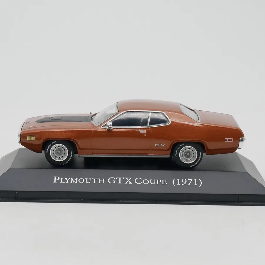 IXO 1:43 Scale Plymouth GTX Coupe 1971 Muscle Car Simulation Alloy Car Model Diecast Toys Vehicle Collectible Souvenir