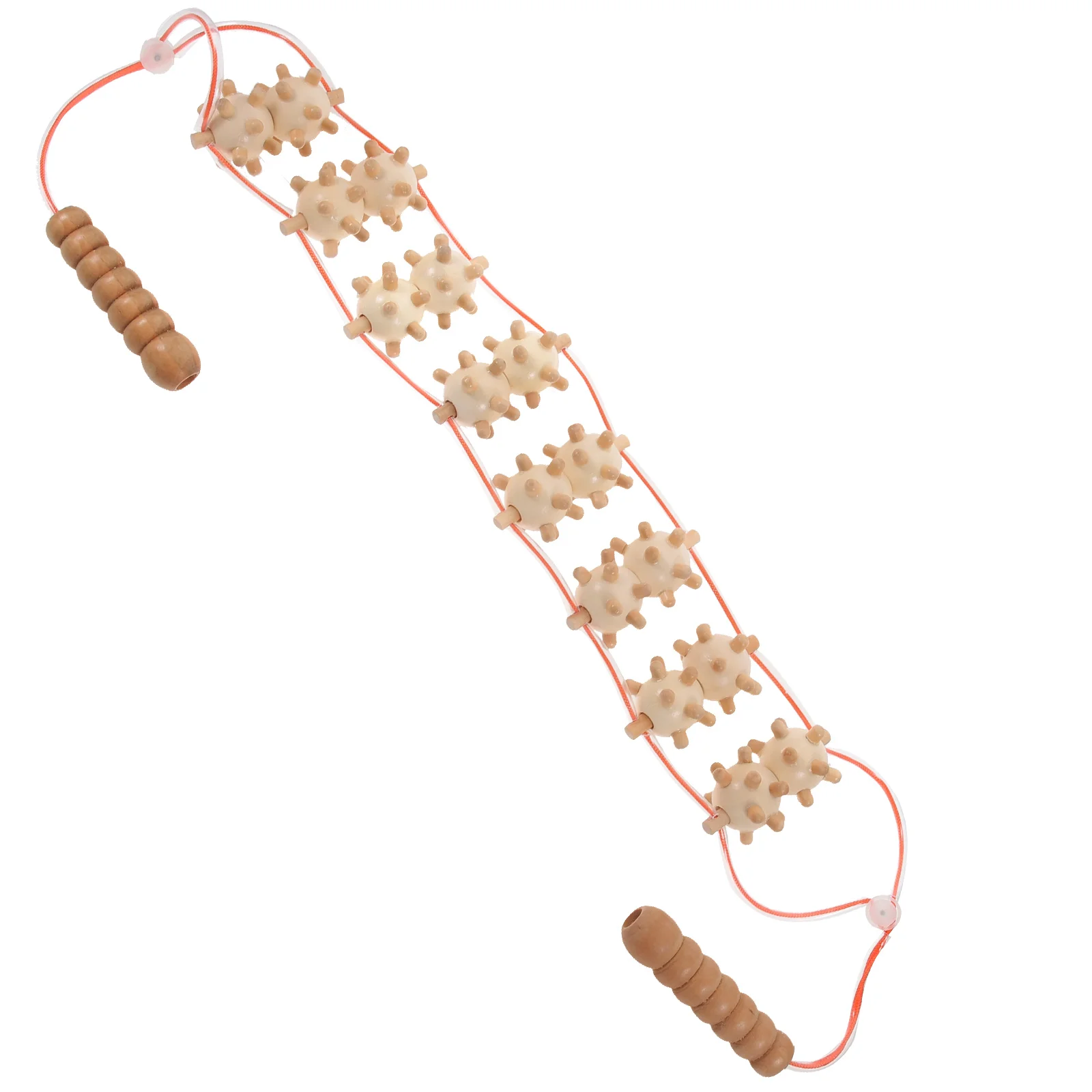

Wooden Massage Roller Eco Back Stretching Tool Portable Muscle Body Relaxer For Home Use