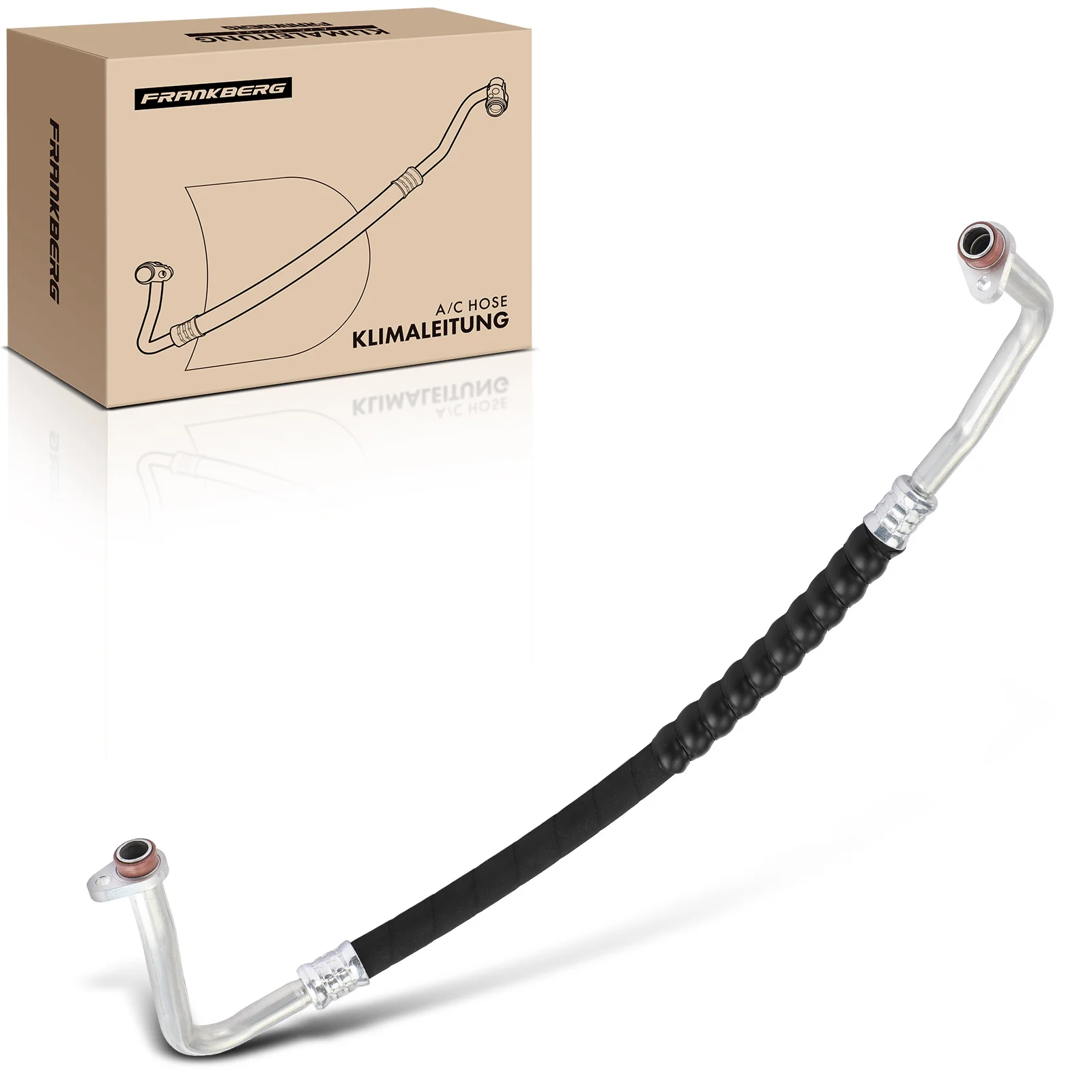 Frankberg 1x lagedrukleiding airconditioner voor Renault Megane Scenic Grand Scenic 55970 8200247359 8200247439 KTT160059