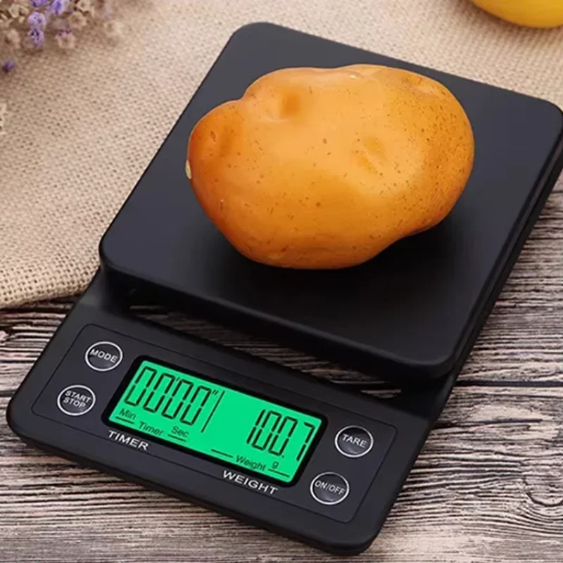Coffee Electronic High-precision Digital Scale Small Mini Kitchen Scale with Timer factory