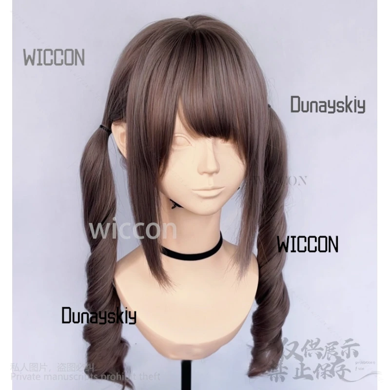 اليابانية جيراي كي الفتيات تأثيري أنيمي Nyashka كوس شعر مستعار اصطناعي لوليتا جميل الحلو Y2K عناقيد حفلة الهالوين كوس JK أغطية الرأس